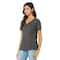 6 Pack: BELLA+CANVAS® Short Sleeve Women's V-Neck T-Shirt